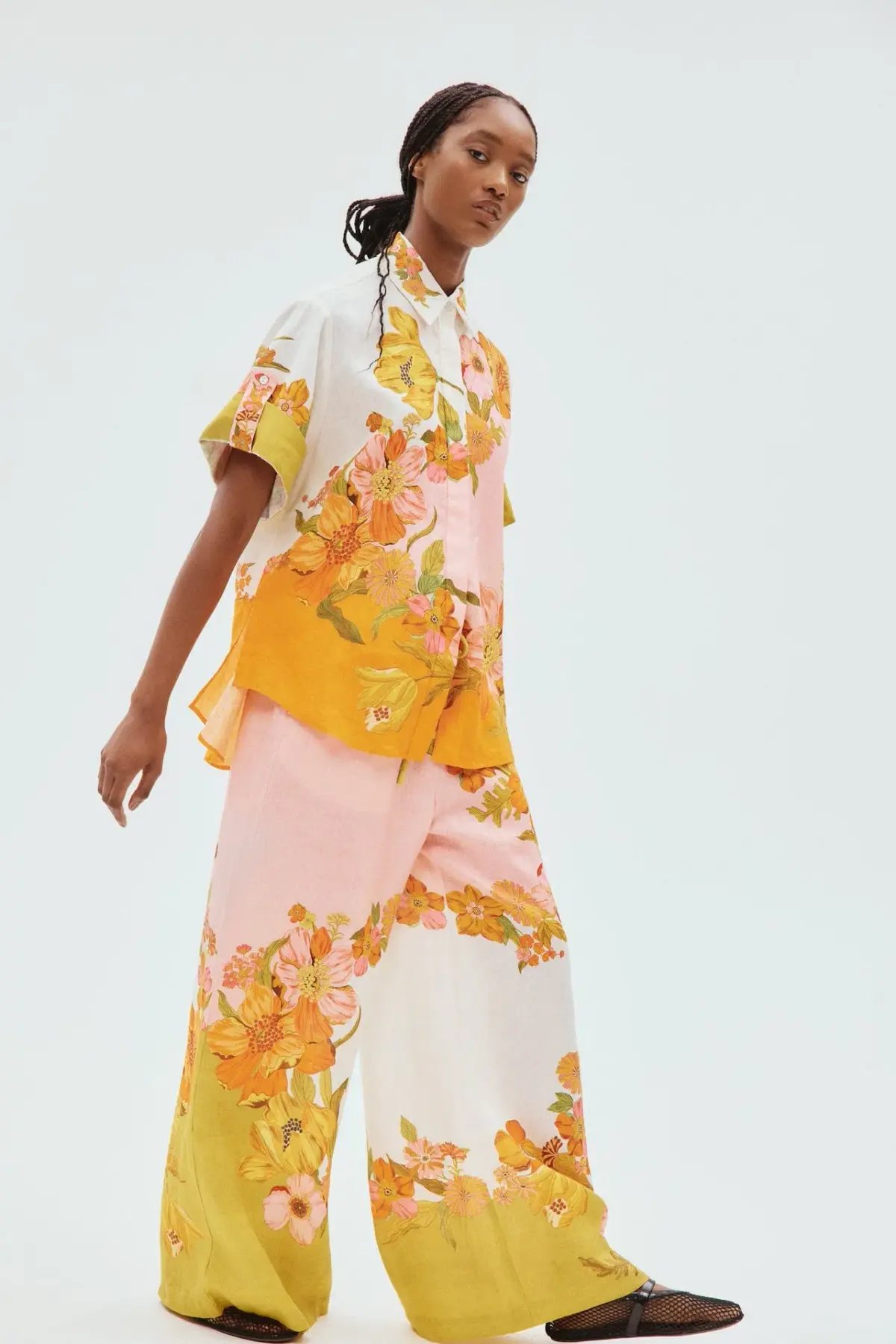 Alemais Silas Shirt and Pant Set Floral Size 8/10 photo 2