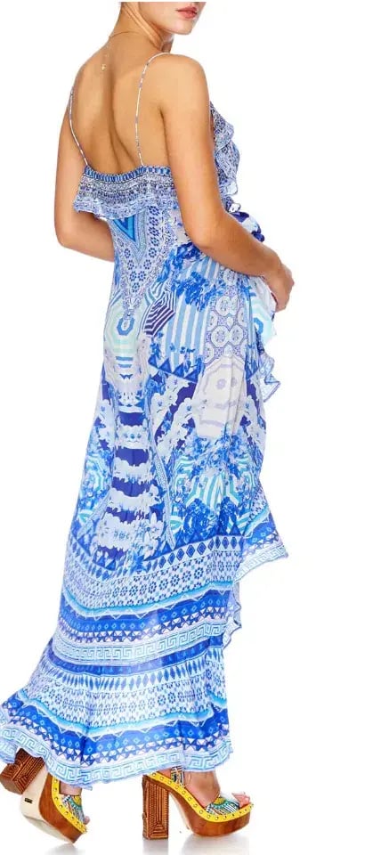 Camilla Blue Spaghetti Strap Dress photo 2
