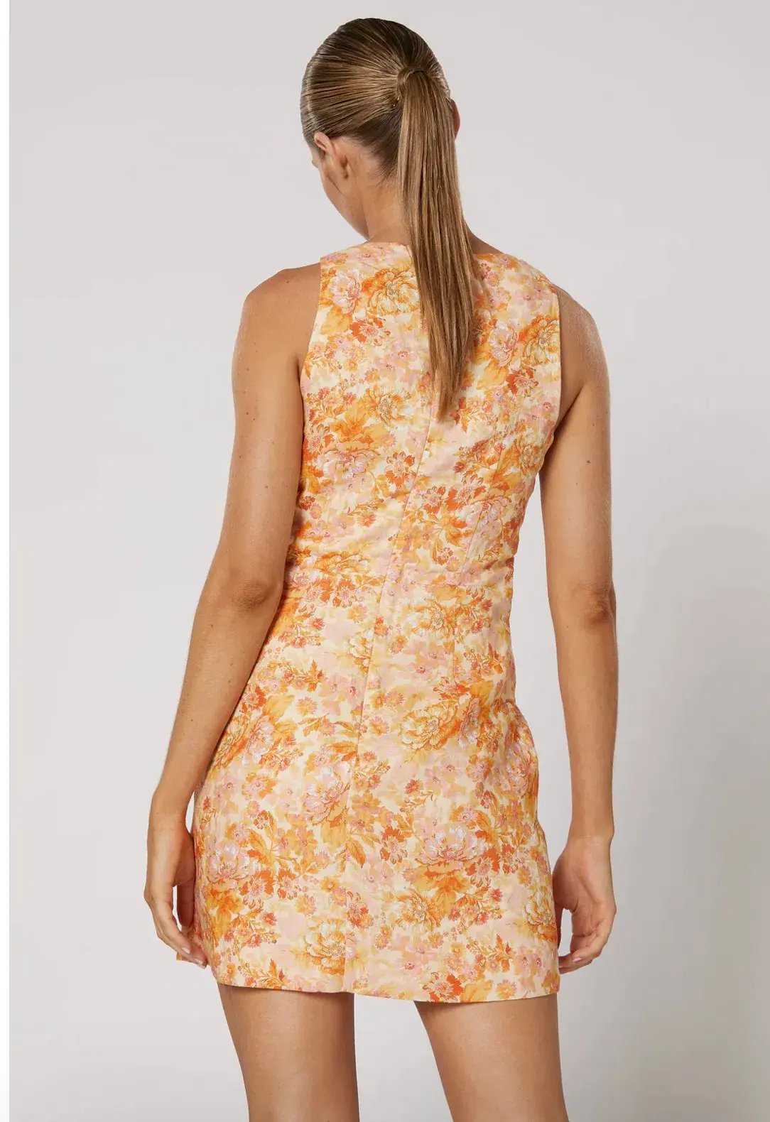 Winona Darana Tie Dress Floral Size 8 photo 3