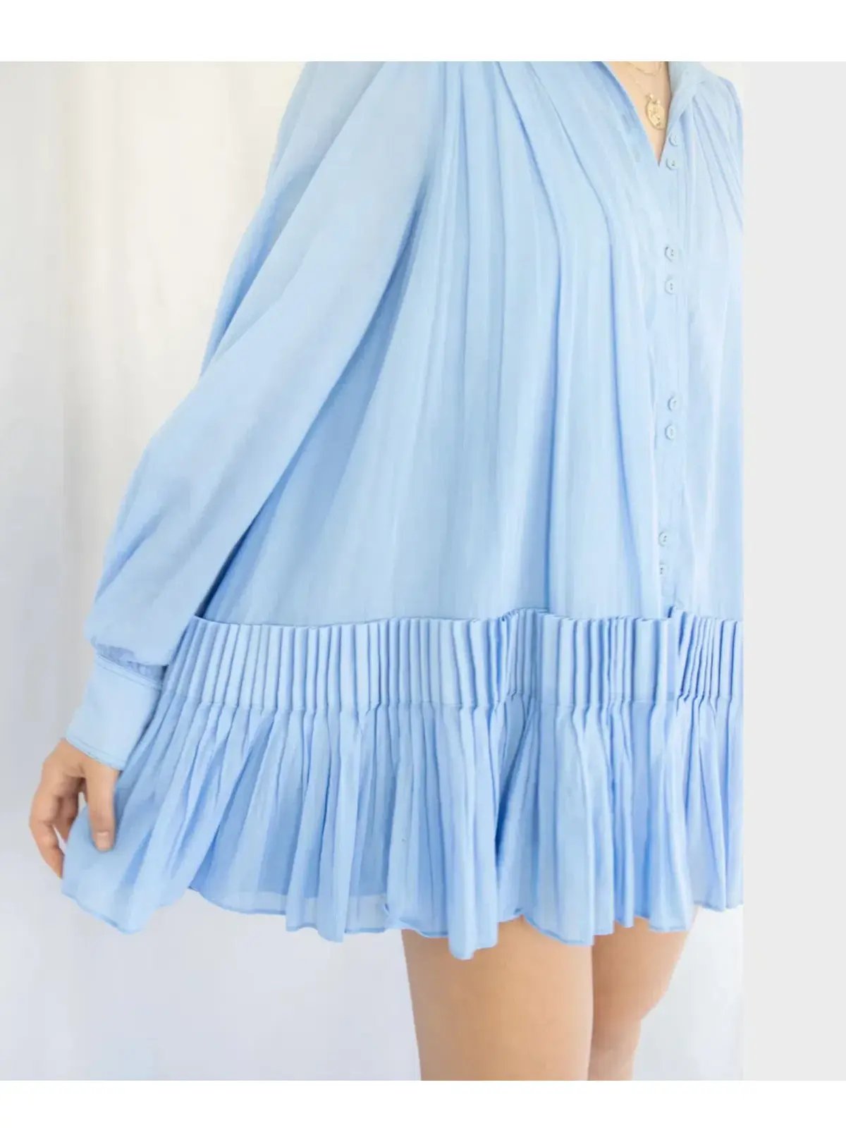 Aje Pavillion Mini Dress in Blue Size AU 8 photo 2