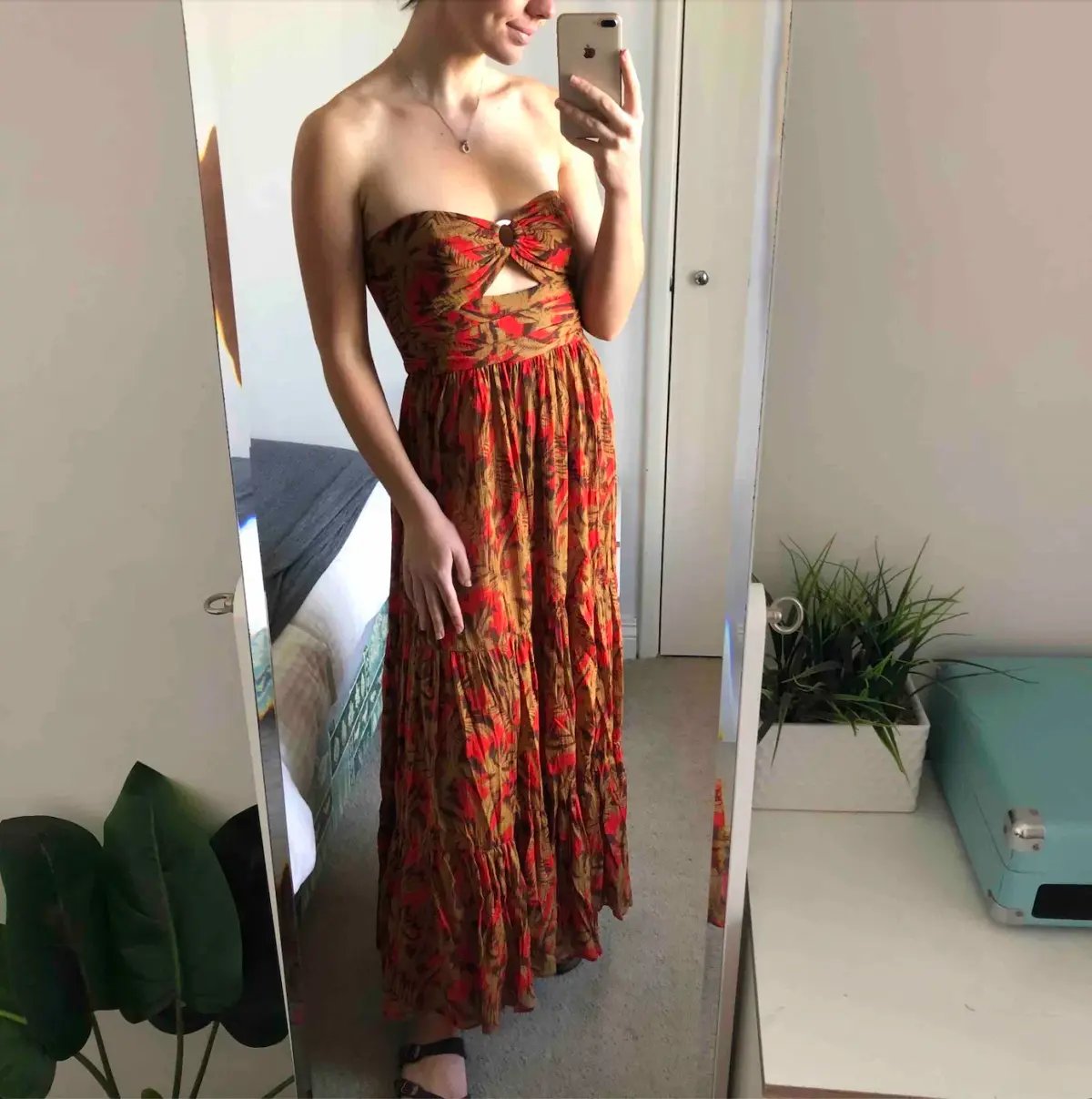 Bec & Bridge Mahalia Maxi Dress Floral Print Size AU 10 photo 4