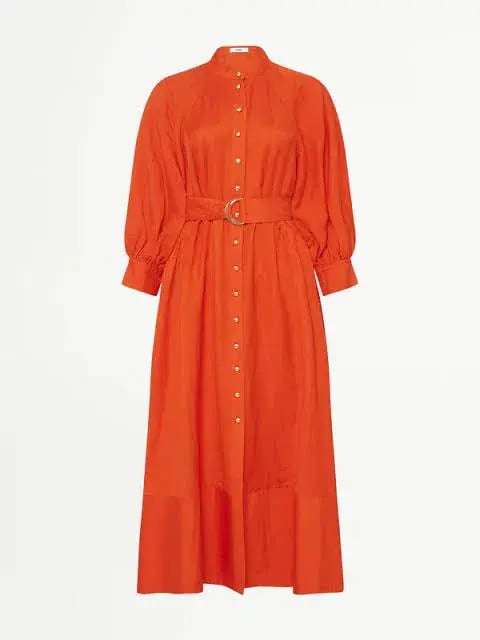 Sheike Piper Dress  in Tangerine Size 16 photo 4