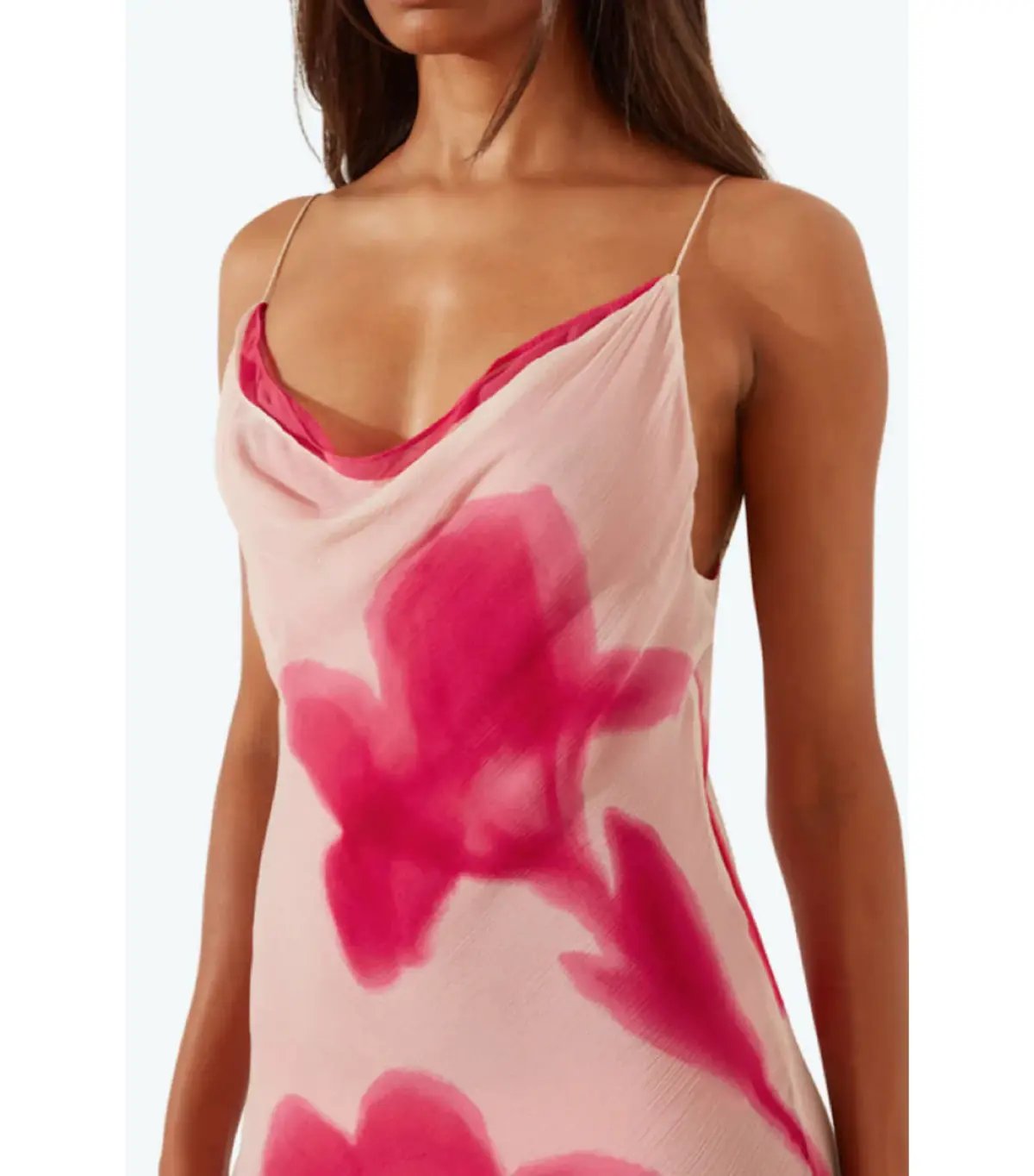 Rat & Boa Corali Maxi Dress Pink Floral Size AU 10 photo 2
