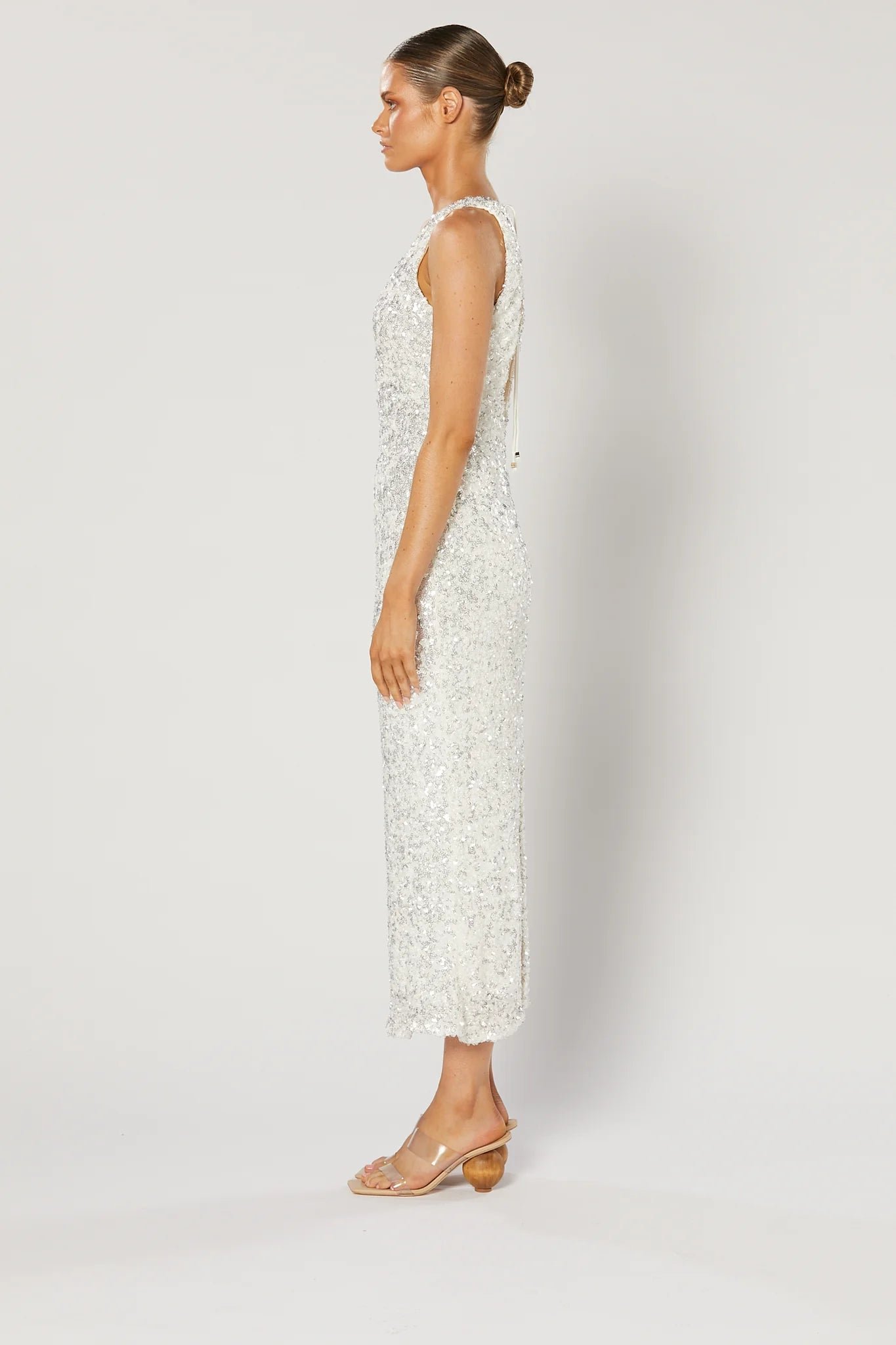 WINONA ZEOX MIDI DRESS - WHITE photo 5