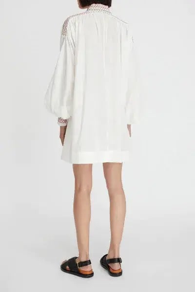 Lee Mathews Blossom Mini Dress White Size AU 8 photo 3