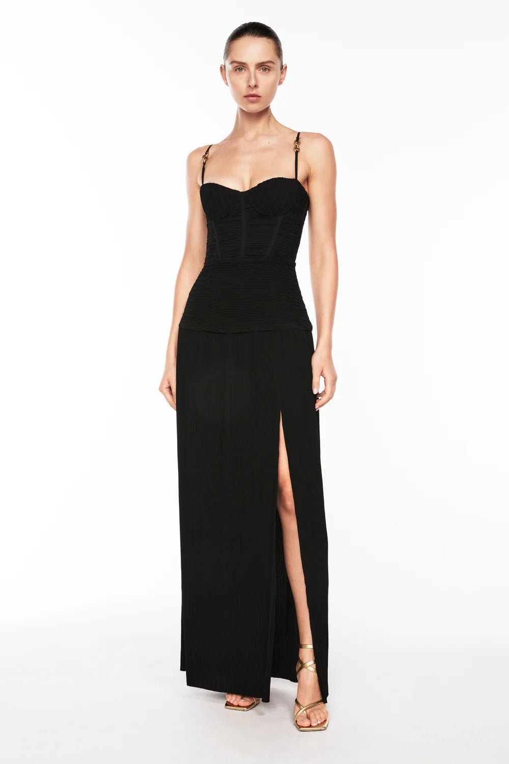 MANNING CARTELL DOUBLE TIME PLEAT DRESS - BLACK photo 3