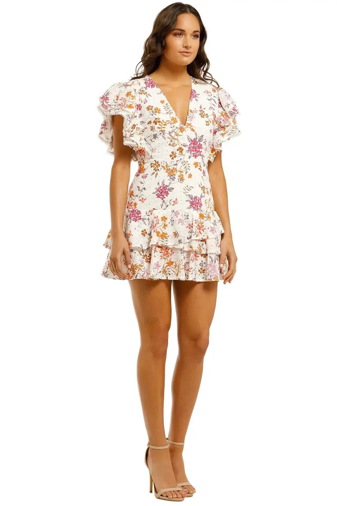 Talulah Jasmine Vines Mini Dress in Print Size 6 photo 2