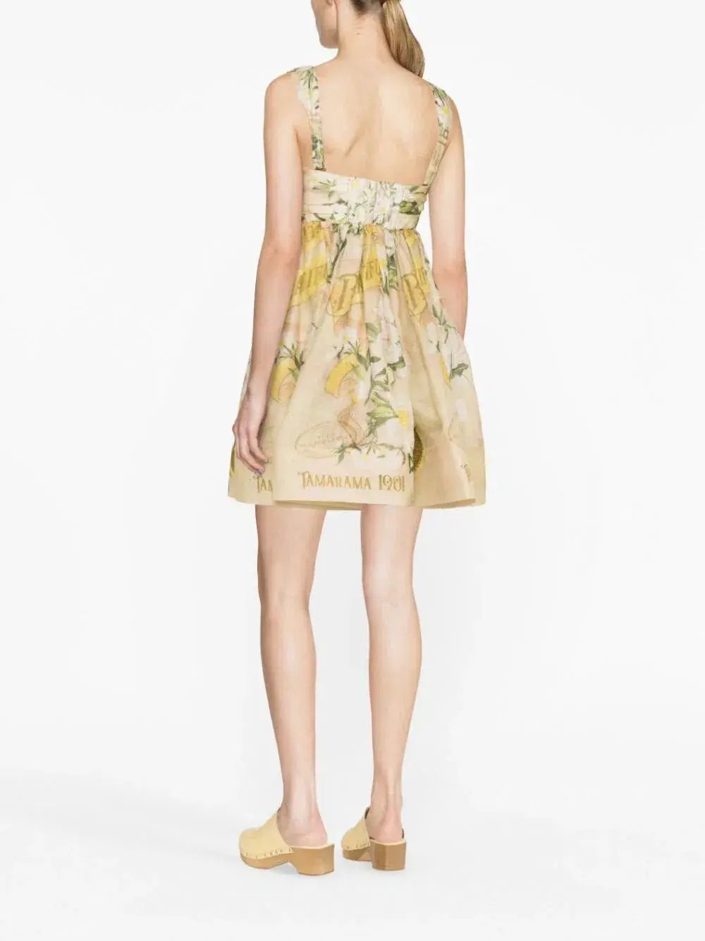 Zimmermann Coaster Strapless Ruched Mini Dress  Blush Garden Size 1/AU 10 photo 2