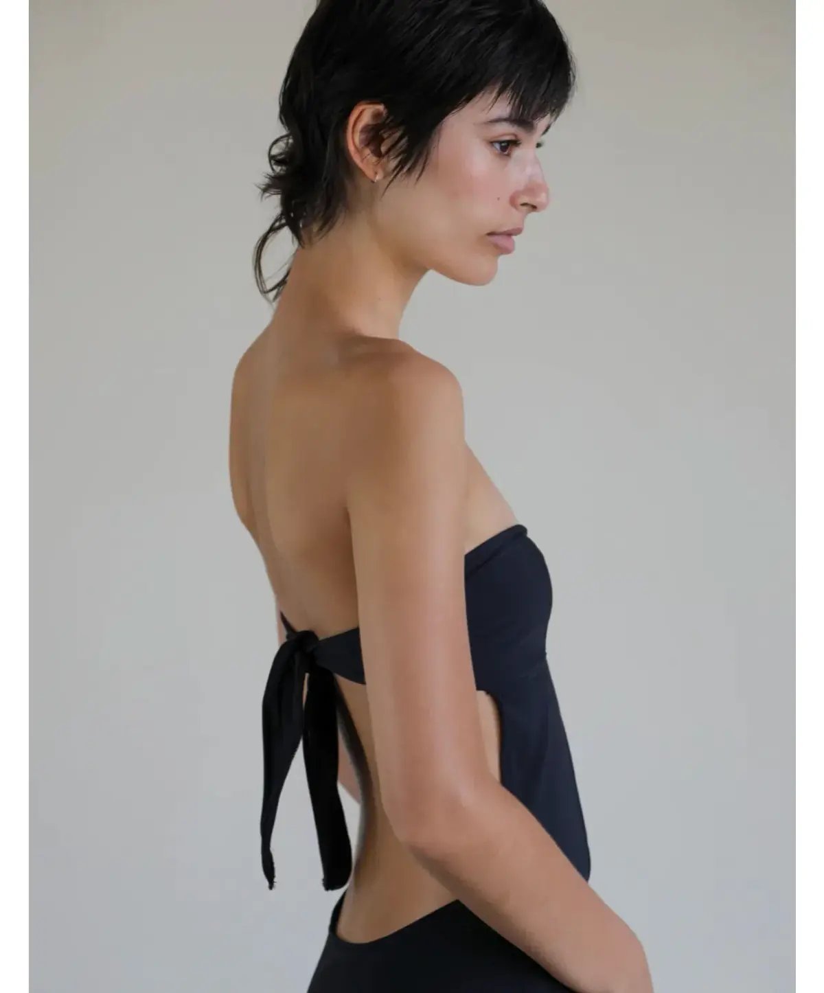 BUCI NYC Long Flower Dress Black Size 6 photo 4
