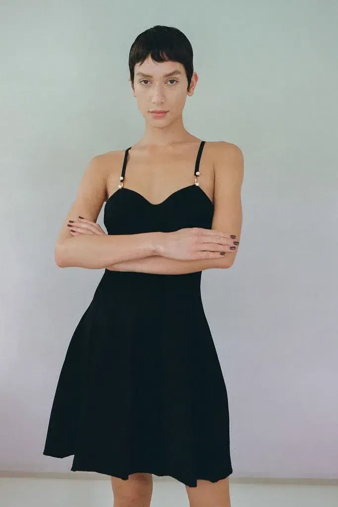 AJE Phaedra Ottoman Bustier Dress Black Size XS / AU 6 photo 4