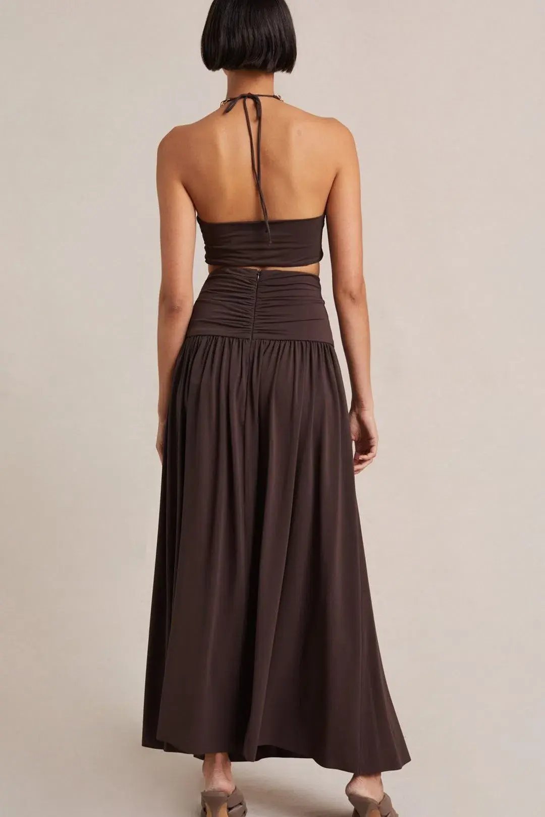 Bec & Bridge Joelene Top and Skirt Set Cognac Size 8 photo 3