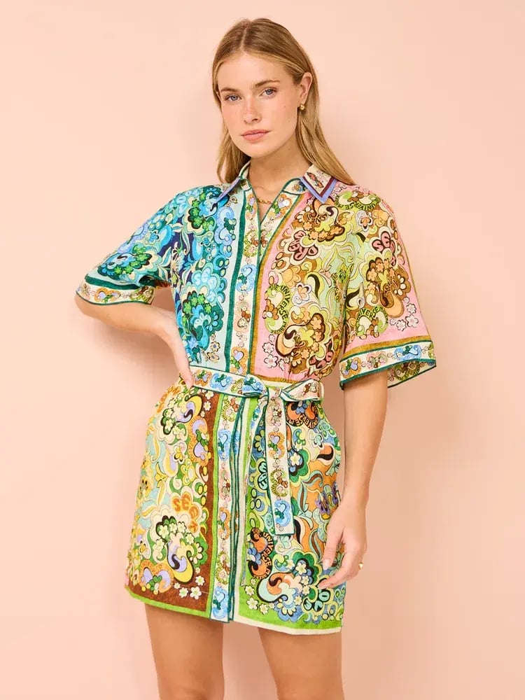 Alemais Dreamer Mini Dress Multi Size 16 photo 3