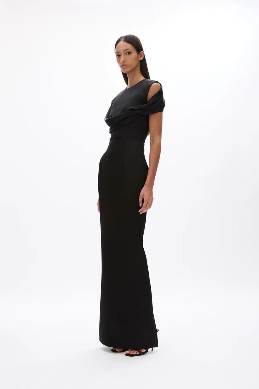 Rachel Gilbert Lorna Gown in Black photo 3