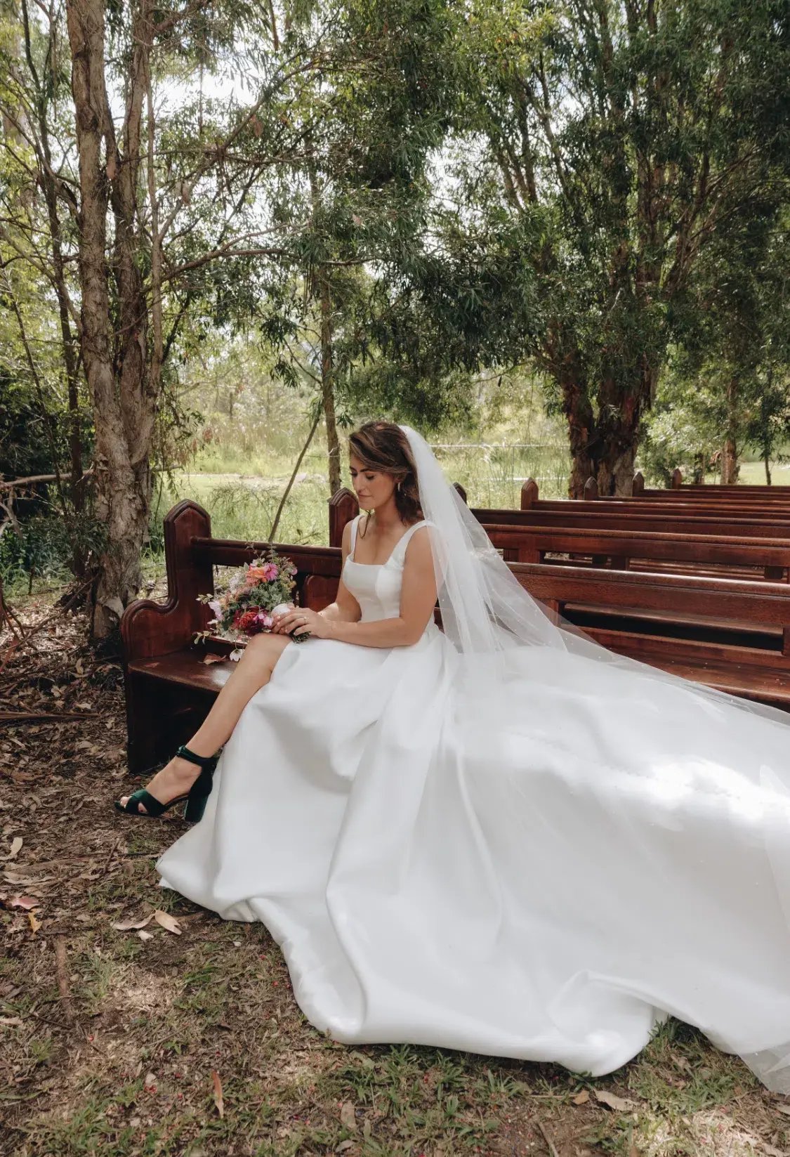 Arietta Australia Maddie Mikado Wedding Gown Size 8 photo 5