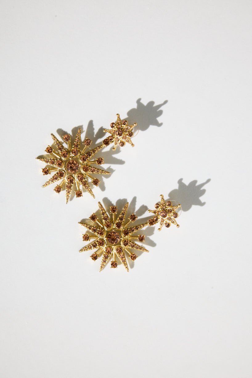 Oscar De La Renta Star earrings Gold photo 2