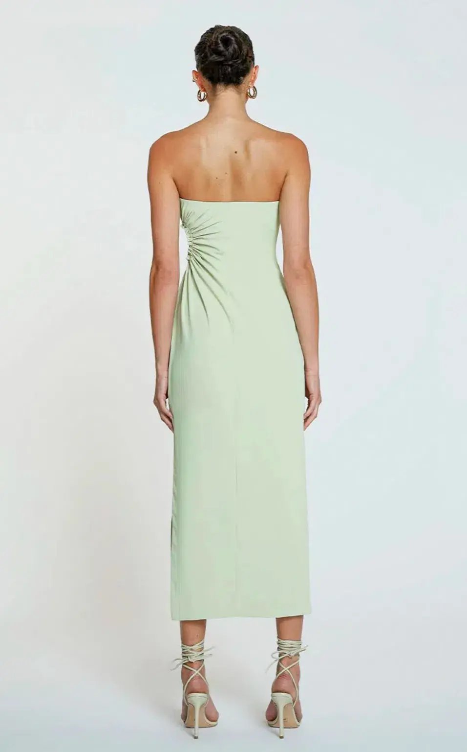 By Johnny Selena Strapless Dress Green Size 8 / S photo 4