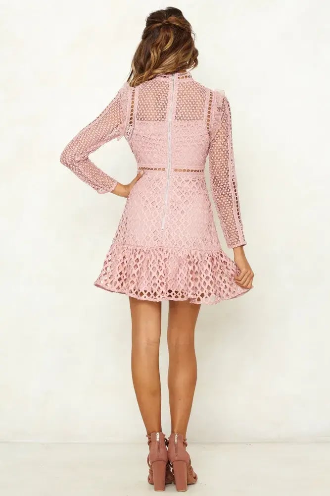Mossman The Visionary Mini Dress Pink Size 6 photo 3