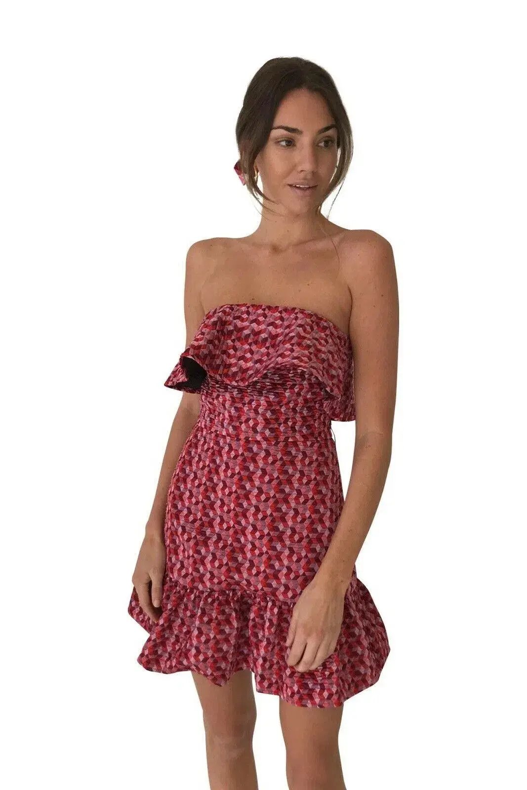 Atoir A Beautiful Mind Dress Multi Red Size AU 8 photo 2