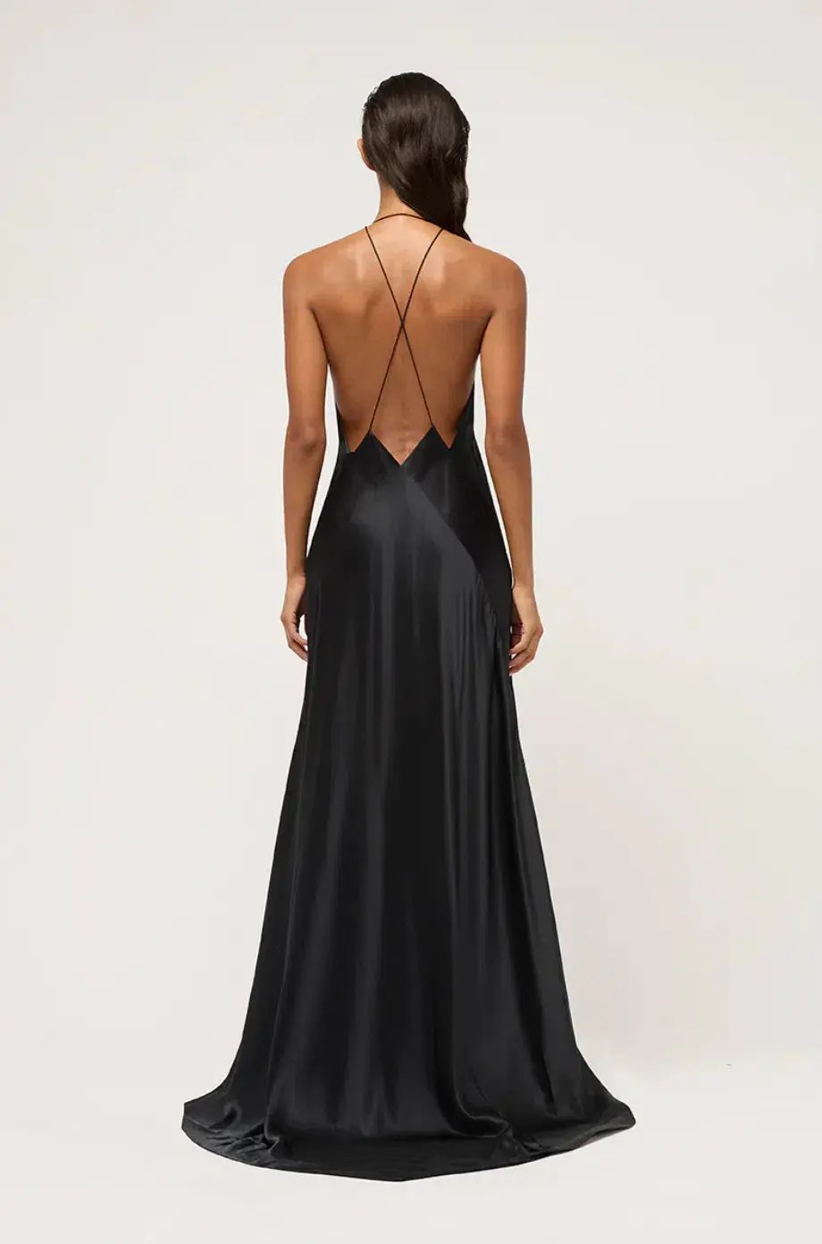 Michael Lo Sordo Bond Paloma Maxi Dress Black Size 6 photo 4