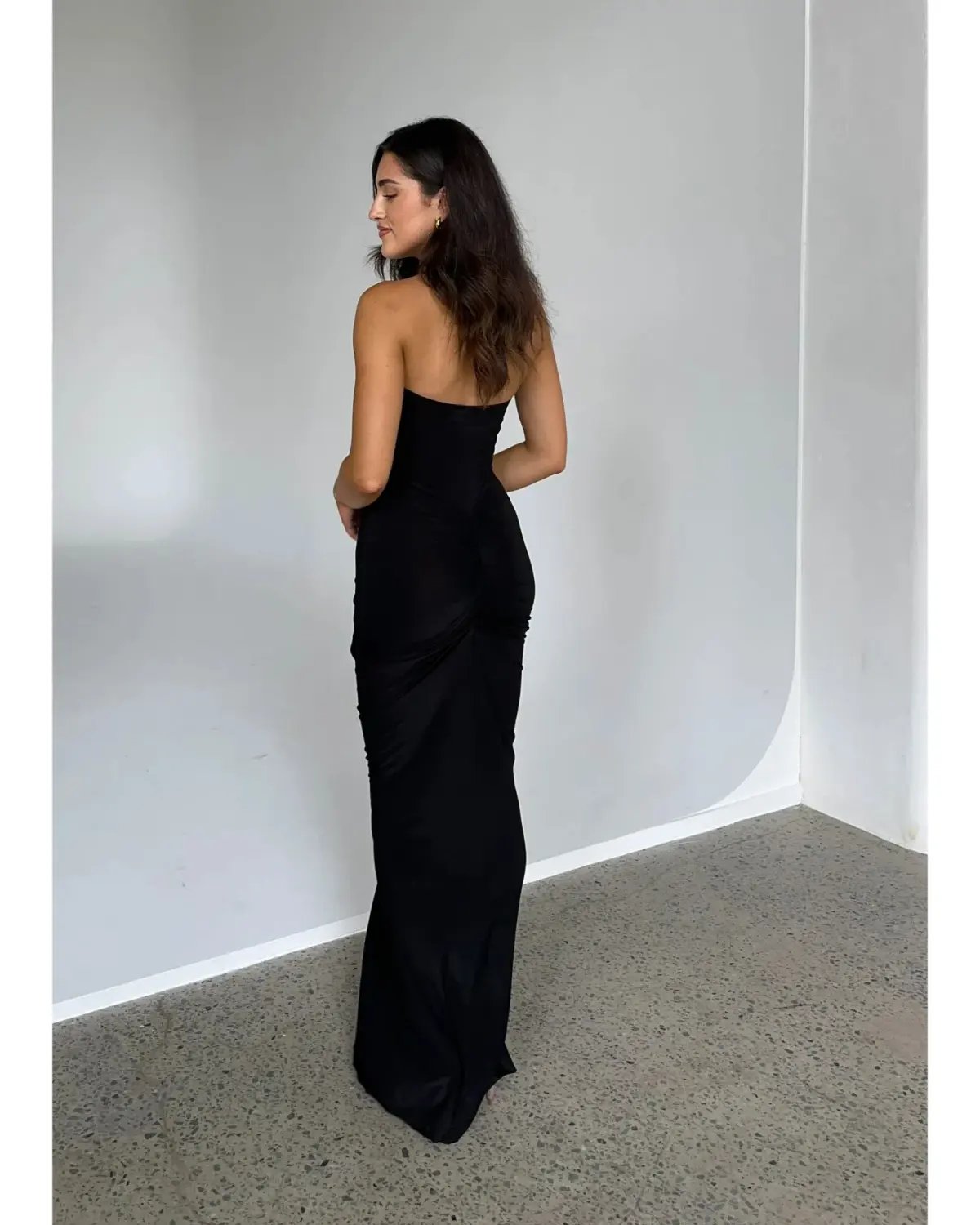 Natalie Rolt Black Shontae Gown Black Size 1 / AU 8 photo 2