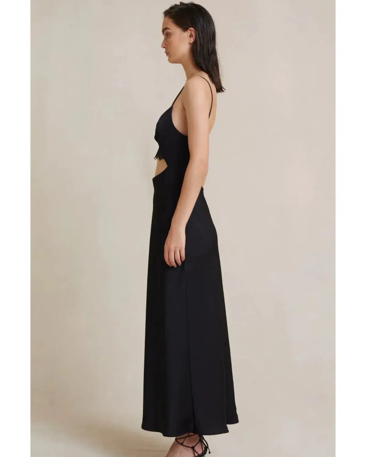 Bec & Bridge Valerie Midi Dress Black Size AU 8 photo 2