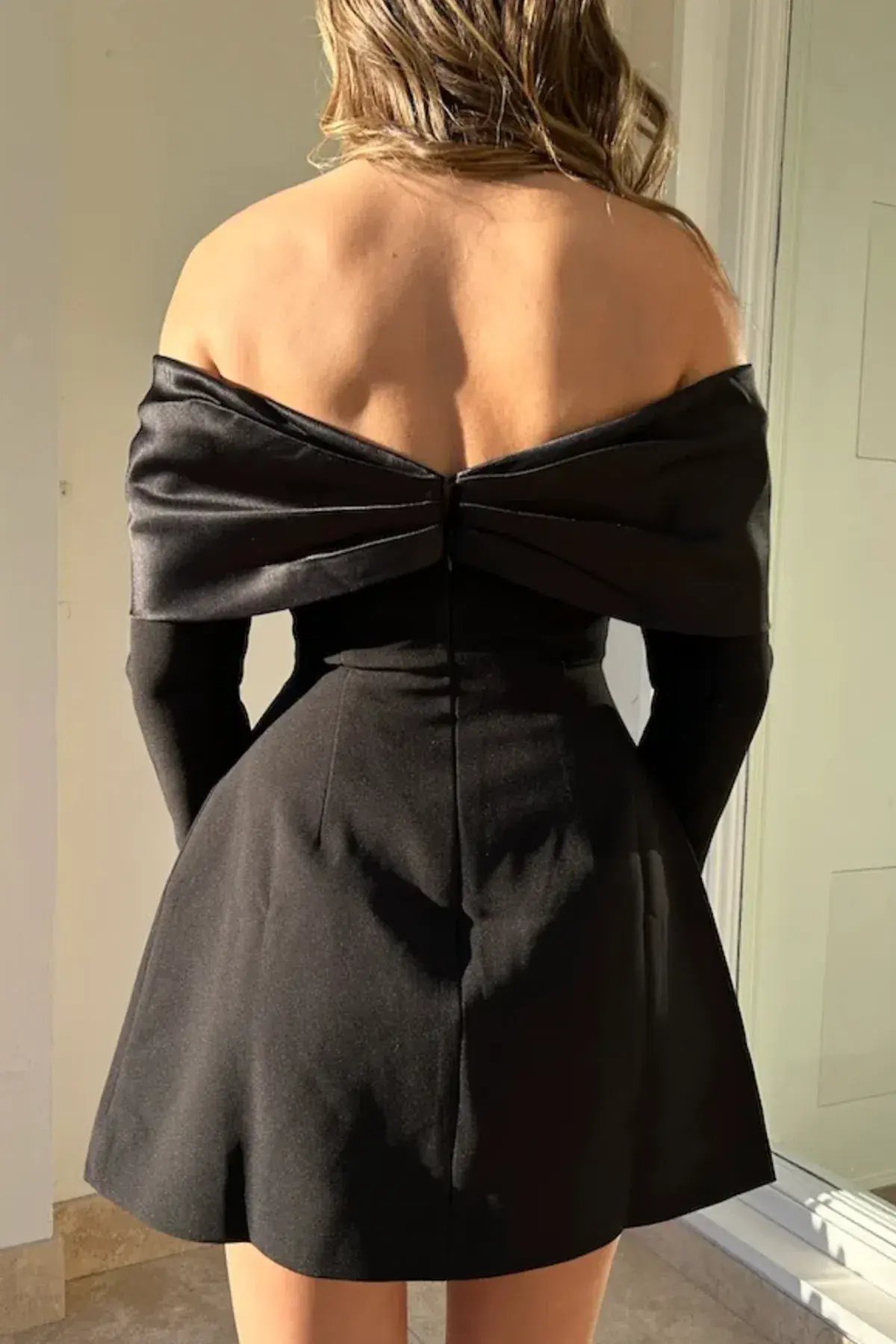 Odd Muse The Ultimate Muse Bow Mini Dress Black Size AU 10 photo 2