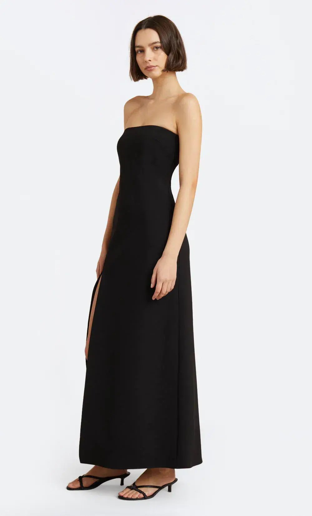 Bec & Bridge Ryan Strapless Dress Black Size 6 photo 3