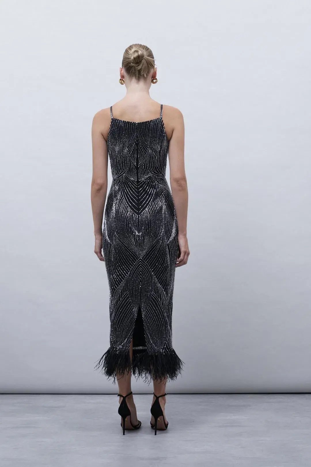 Rachel Gilbert Finn Dress Black Size 2/Au 10 photo 2