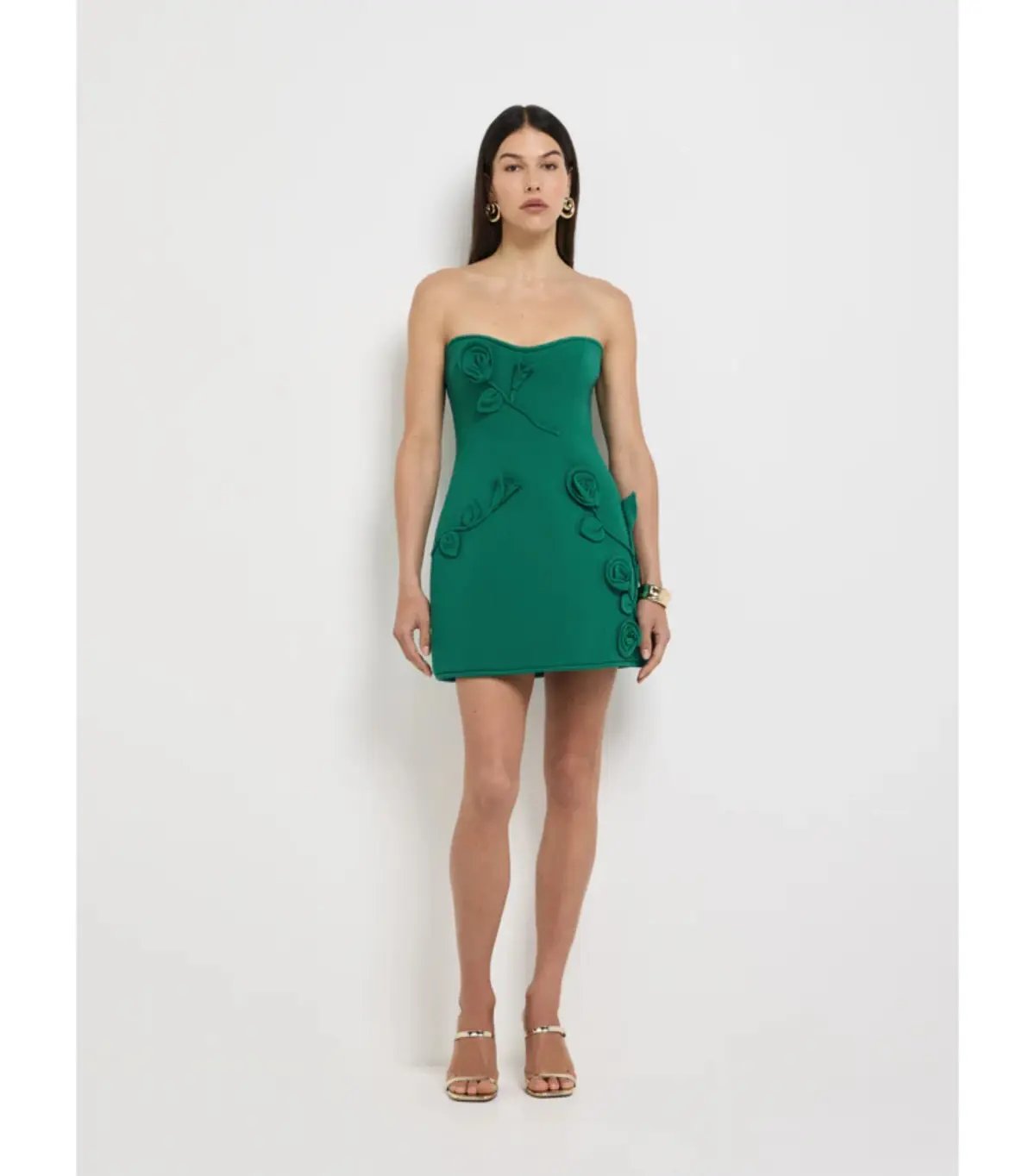 Sheike Maya Mini Dress Jade Green Size 12 photo 5