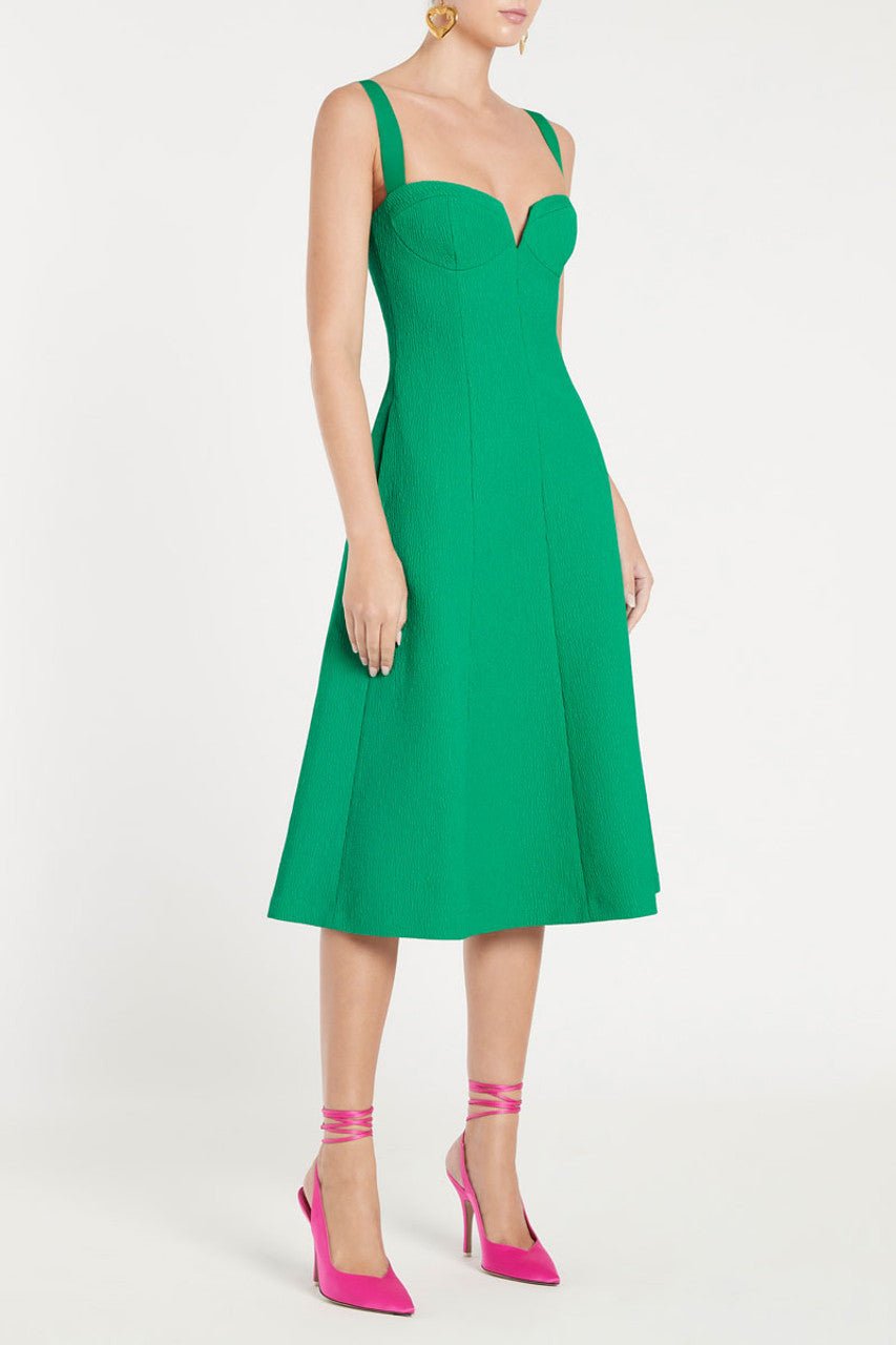 Dionne Midi Dress in Golf Green photo 6