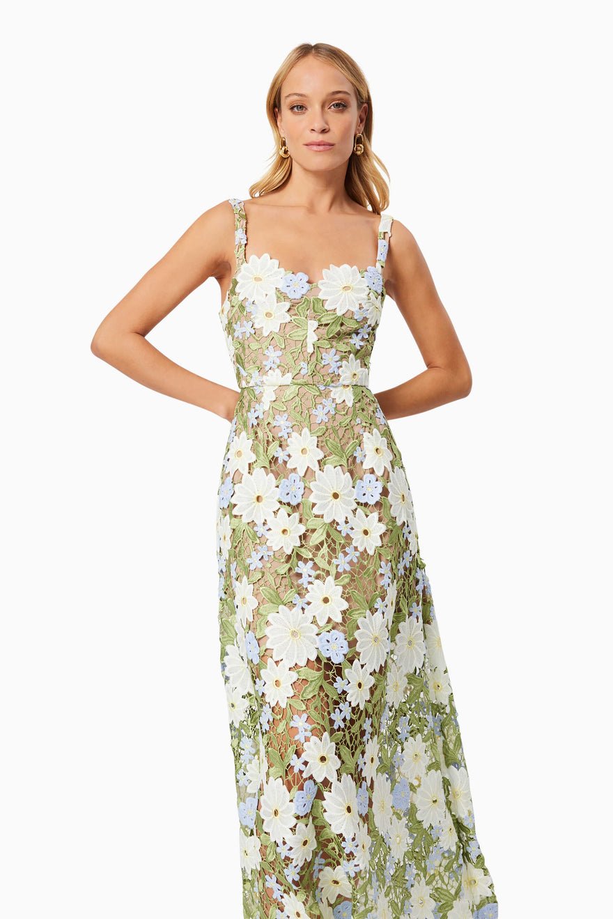 Elliatt Flora Midi Dress - Multi photo 3