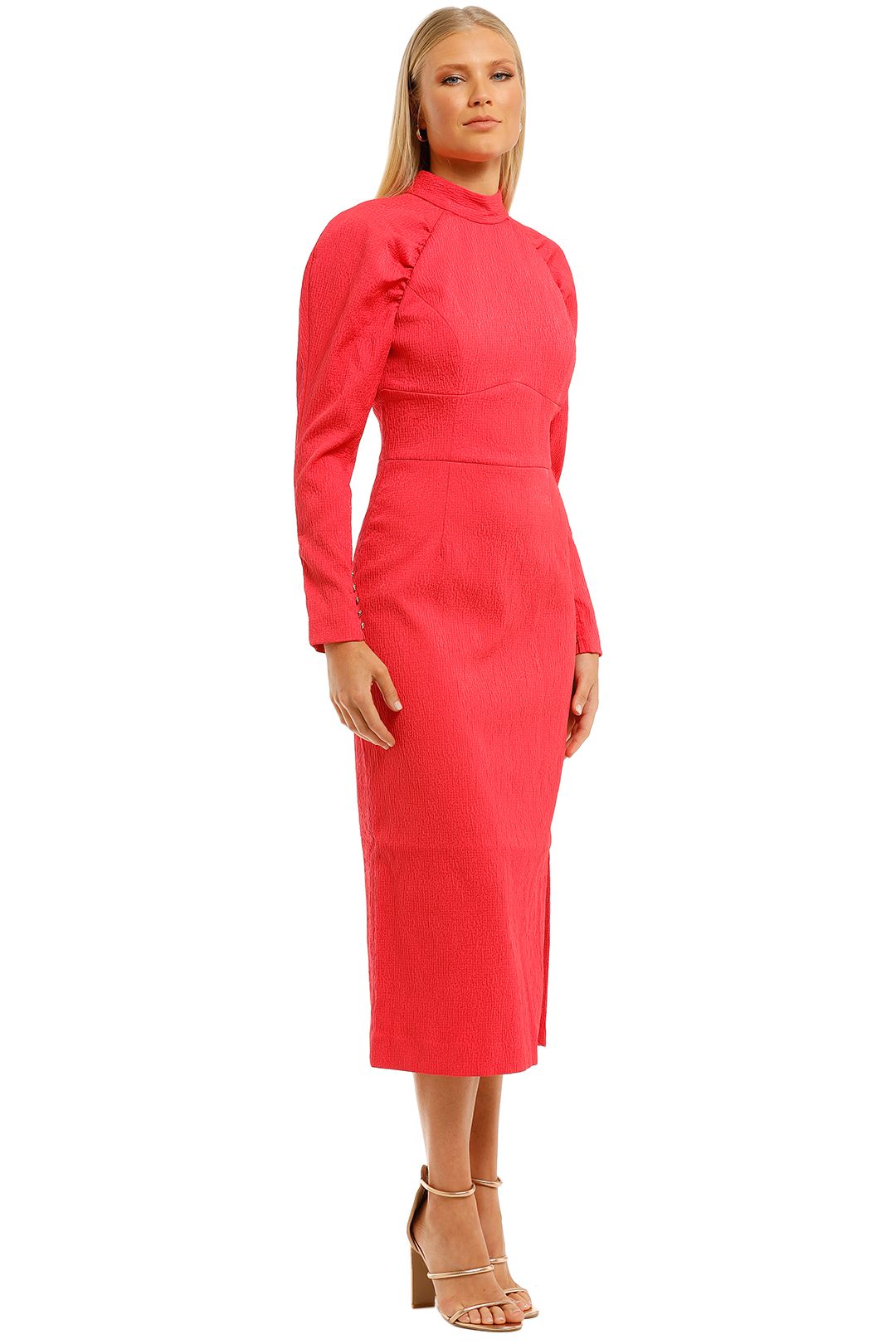 Martini LS Midi Dress - Pink photo 2