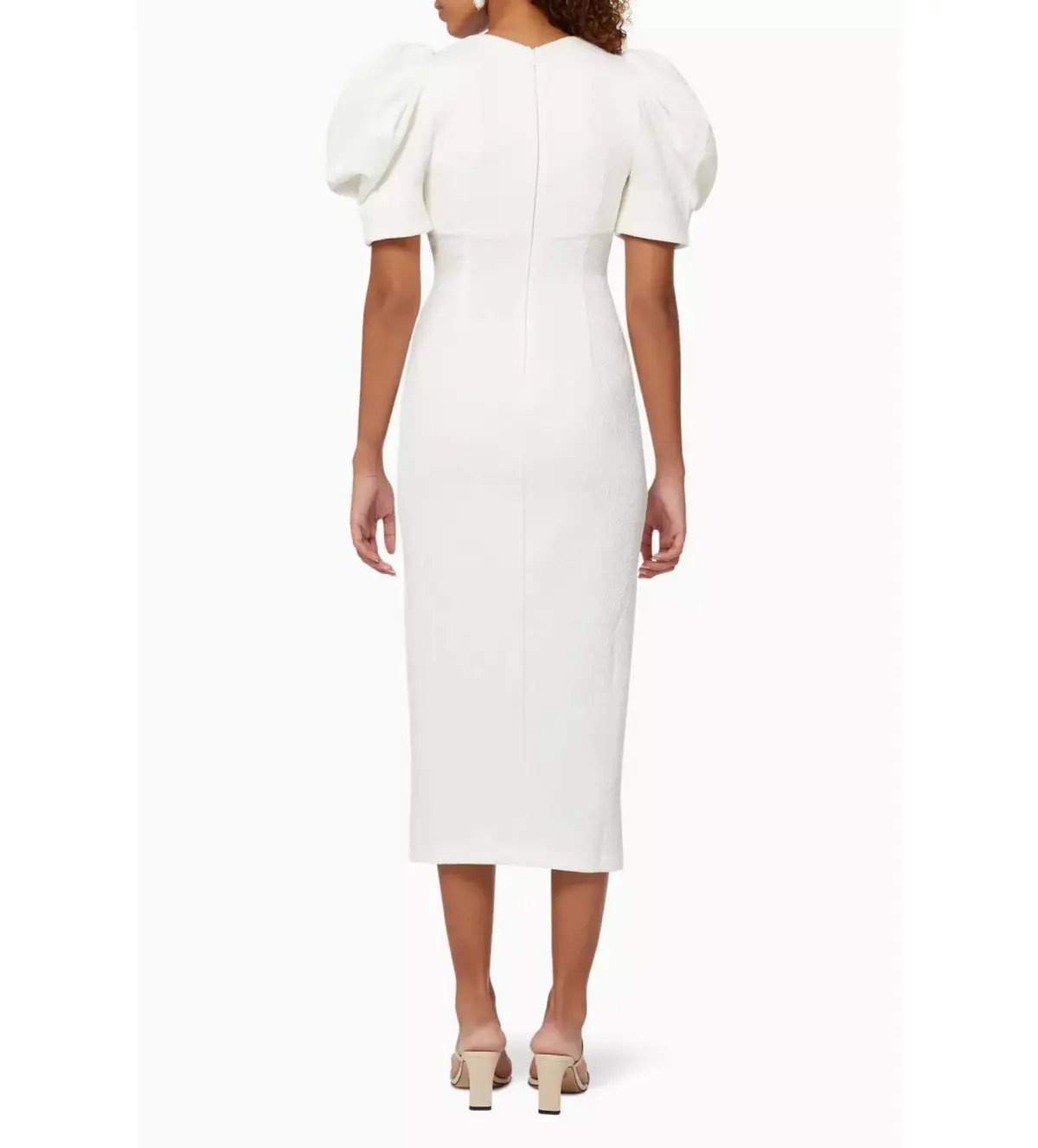 Acler Ivory Oxford Dress White Size Au 10 photo 2
