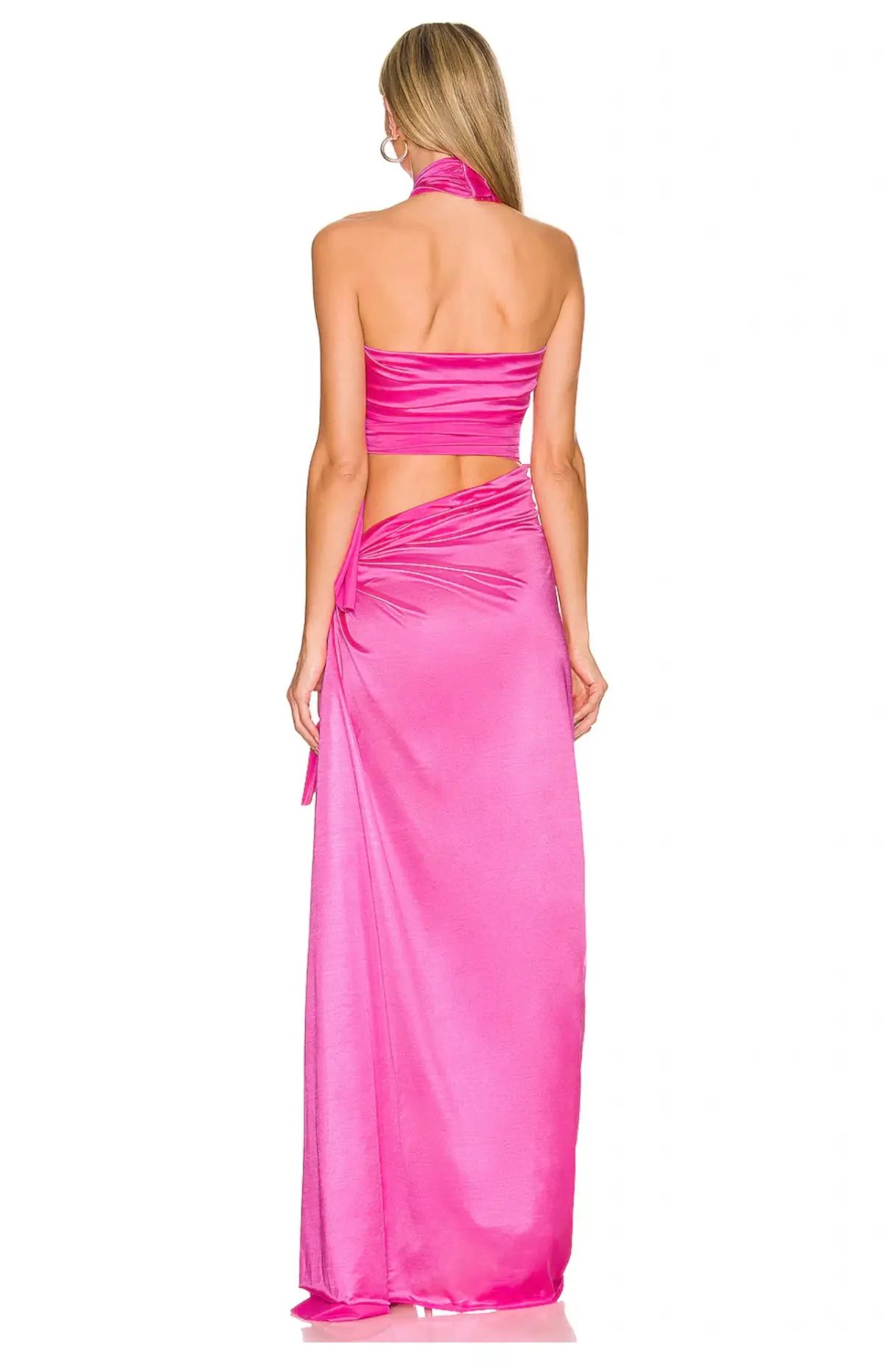 Bronx & Banco Cleopatra Maxi Dress Pink Size 8 photo 4