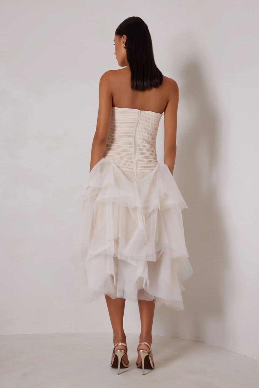 Elle Zeitoune Celine Dress - Ivory photo 2