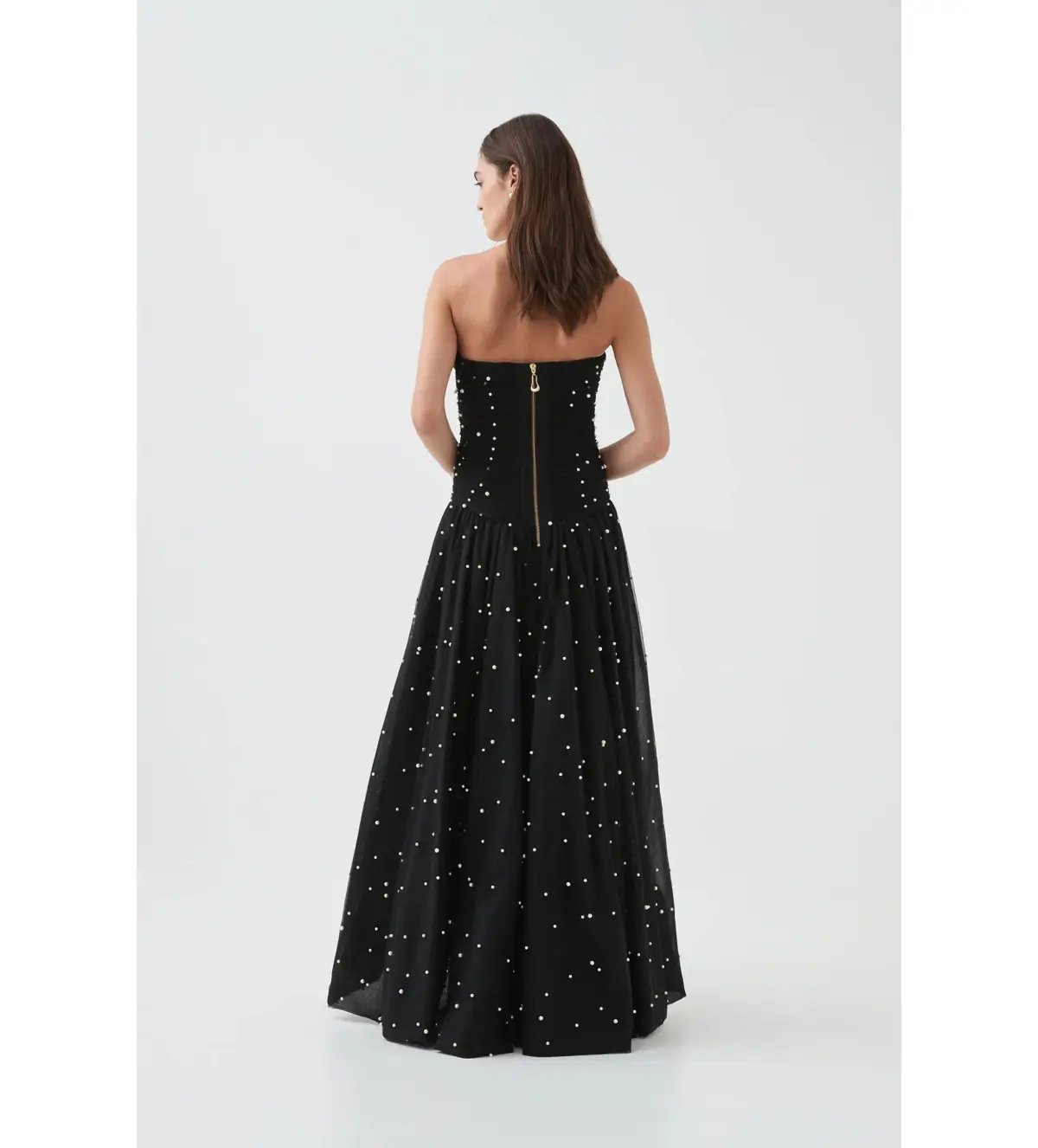 Aje Juniper Gown Black Size 12 photo 4