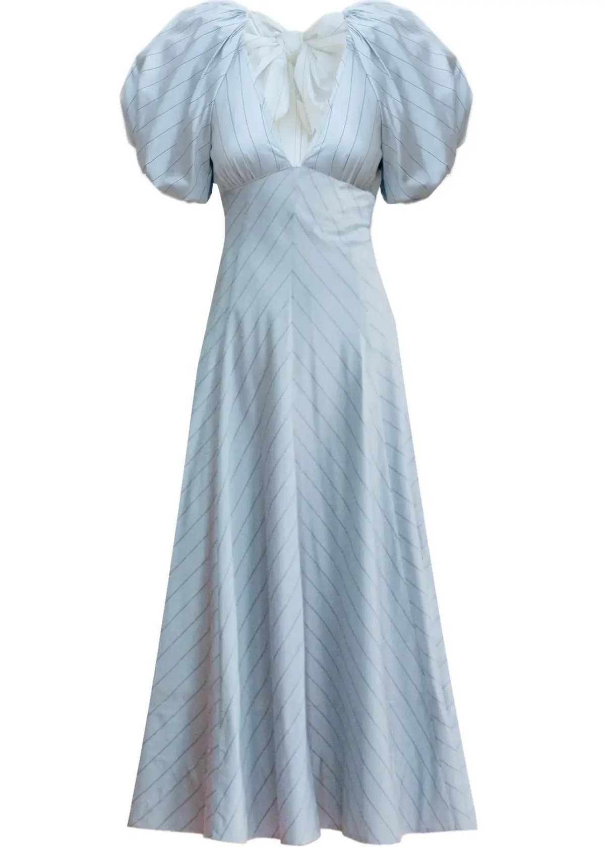Lovaan Tess Dress Blueberry Stripe Size 12 photo 2