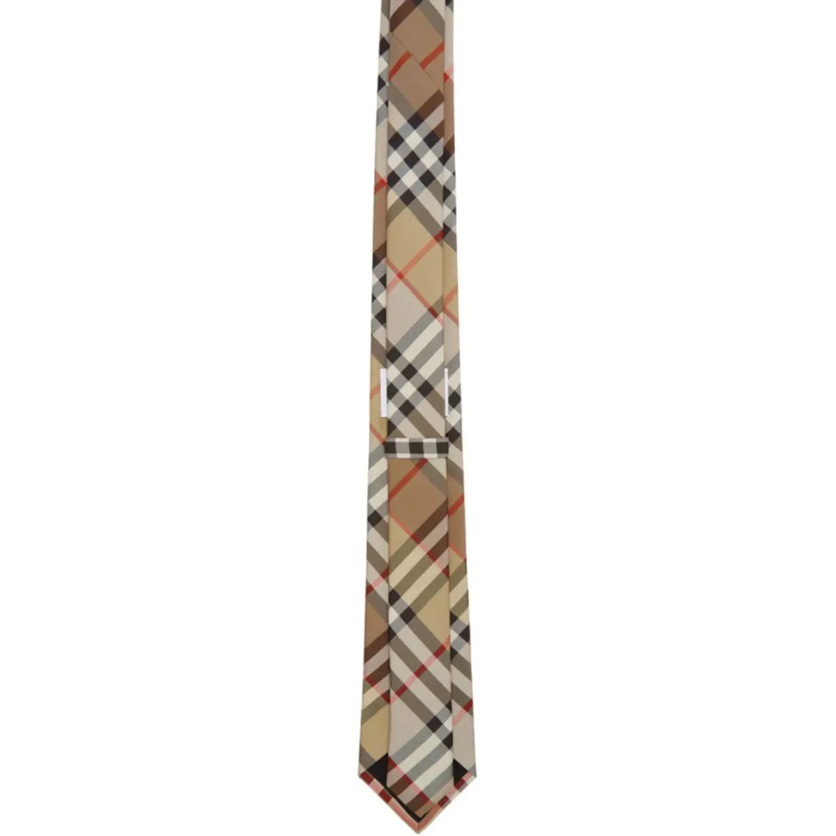 Burberry Manston Tie Beige Check photo 3