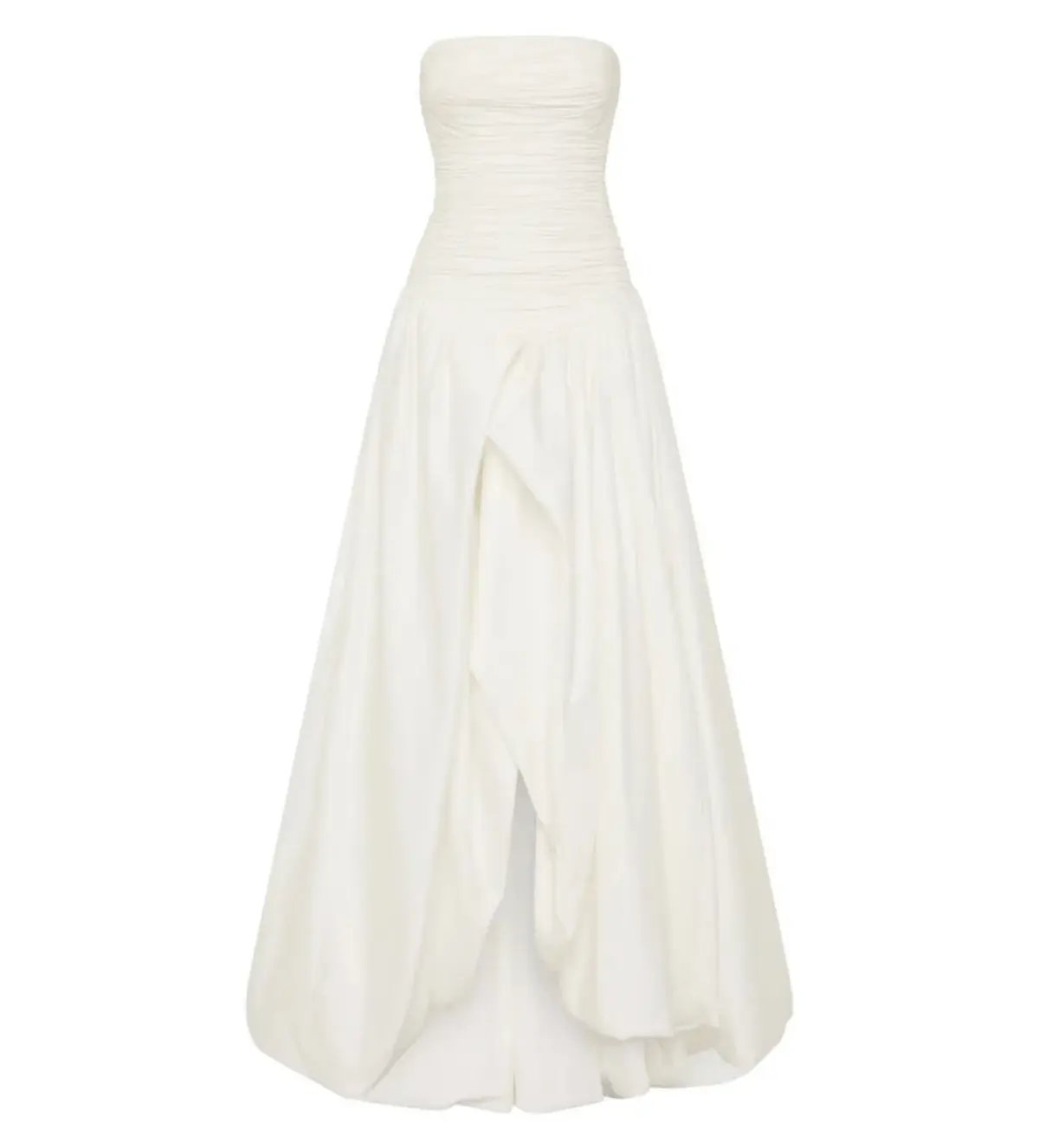 Aje Violette Bubble Hem Maxi Dress Ivory Size AU 12 photo 4