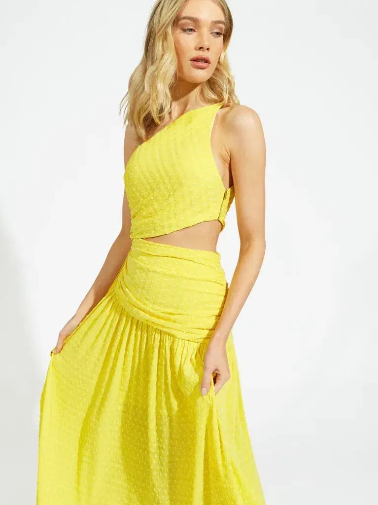 Alice McCall Lolita Midi Dress Yellow Size 8 photo 4