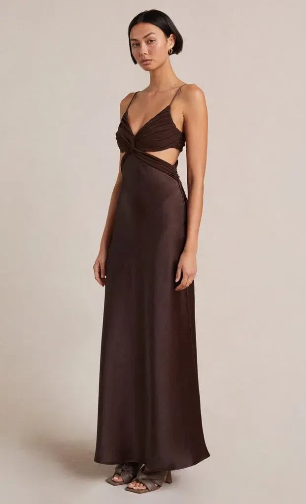 Bec & Bridge Nadia Twist Dress Brown Size 10 photo 3