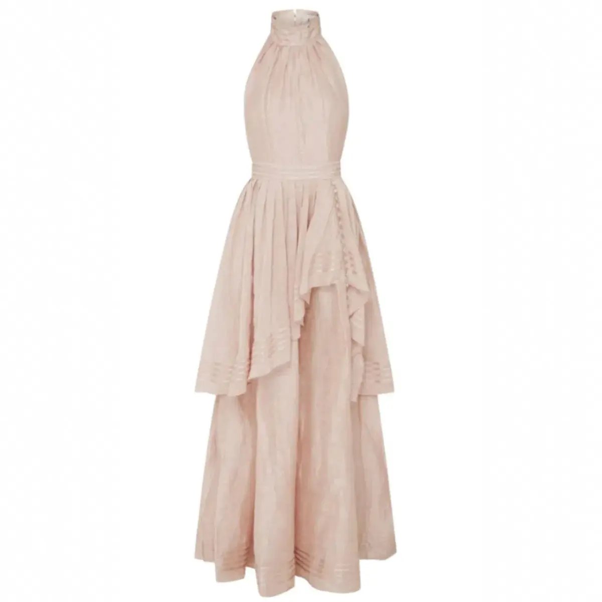 AJE Sienna Maxi Gown Dress Blush Pink Size AU 10 photo 5