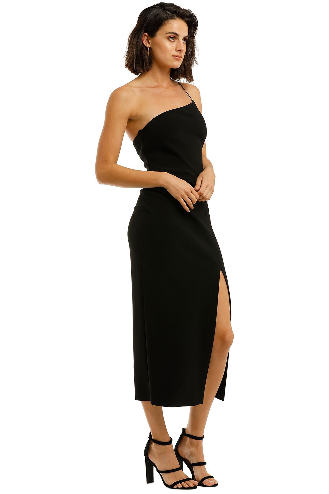 Raphaela Midi Dress - Black photo 2