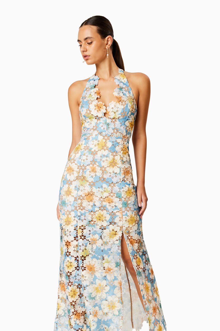 Elliatt Nesting Floral Lace Maxi Dress - Multi photo 2