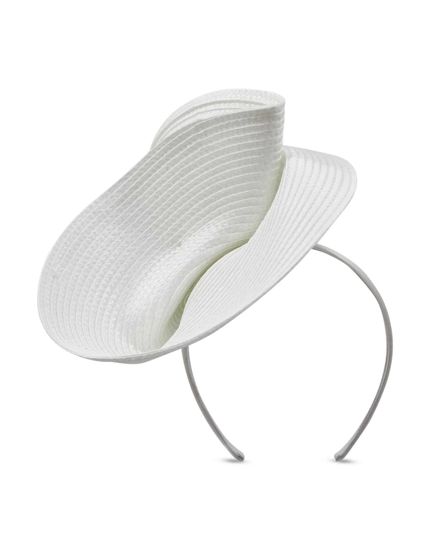 Morgan & Taylor Alexia Fascinator, White photo 2