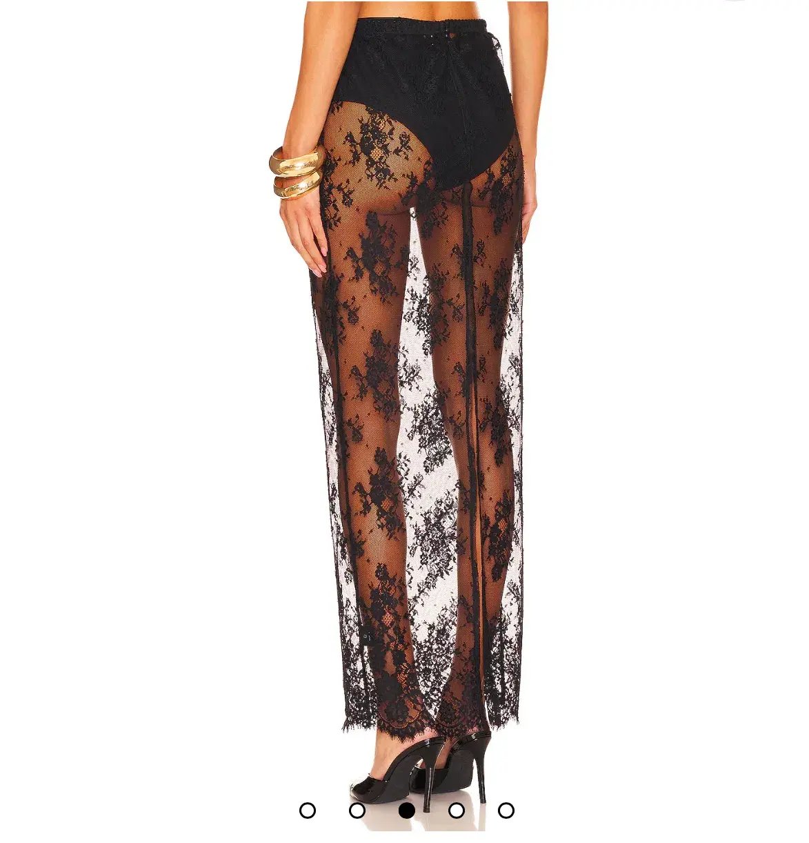 NBD Anjali Maxi Skirt in Black Size 6/XXS photo 3