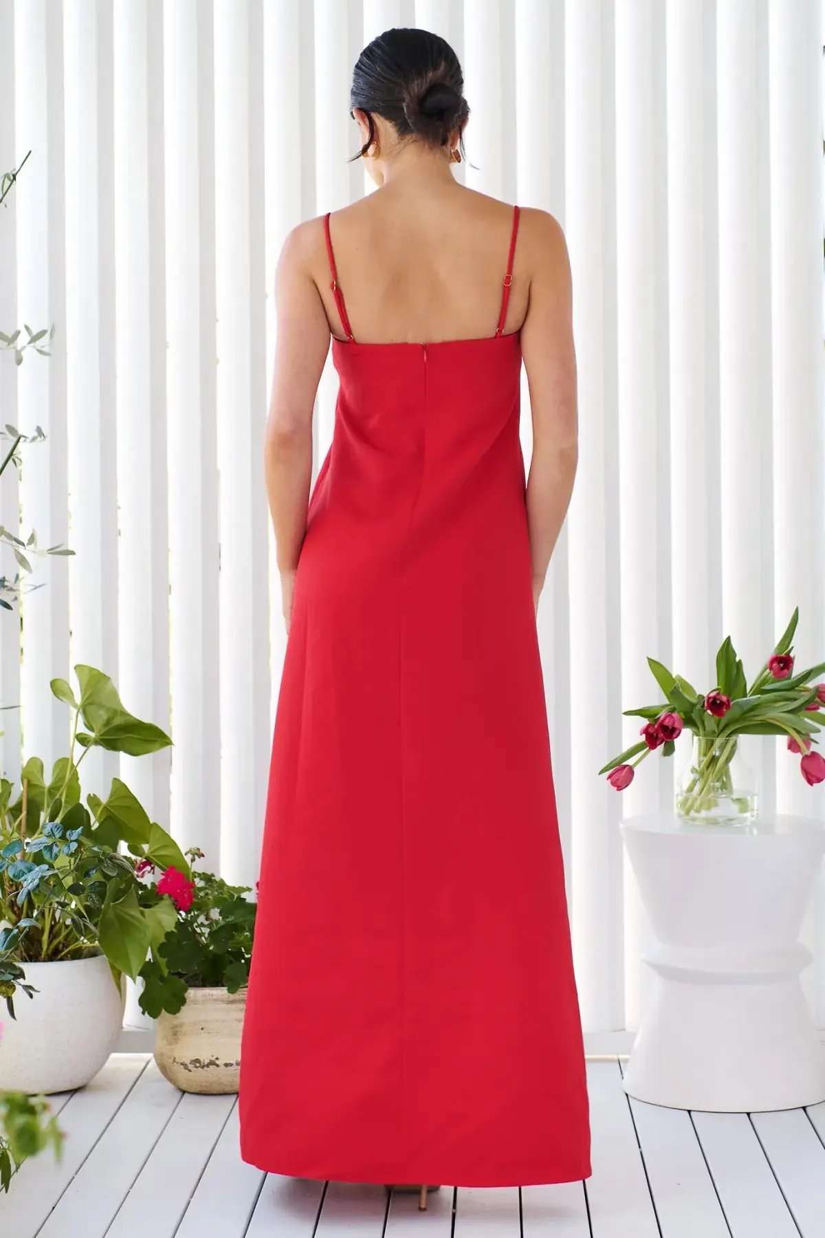 Elliatt Buttercup Embroidered Maxi Dress size 6 Red photo 5