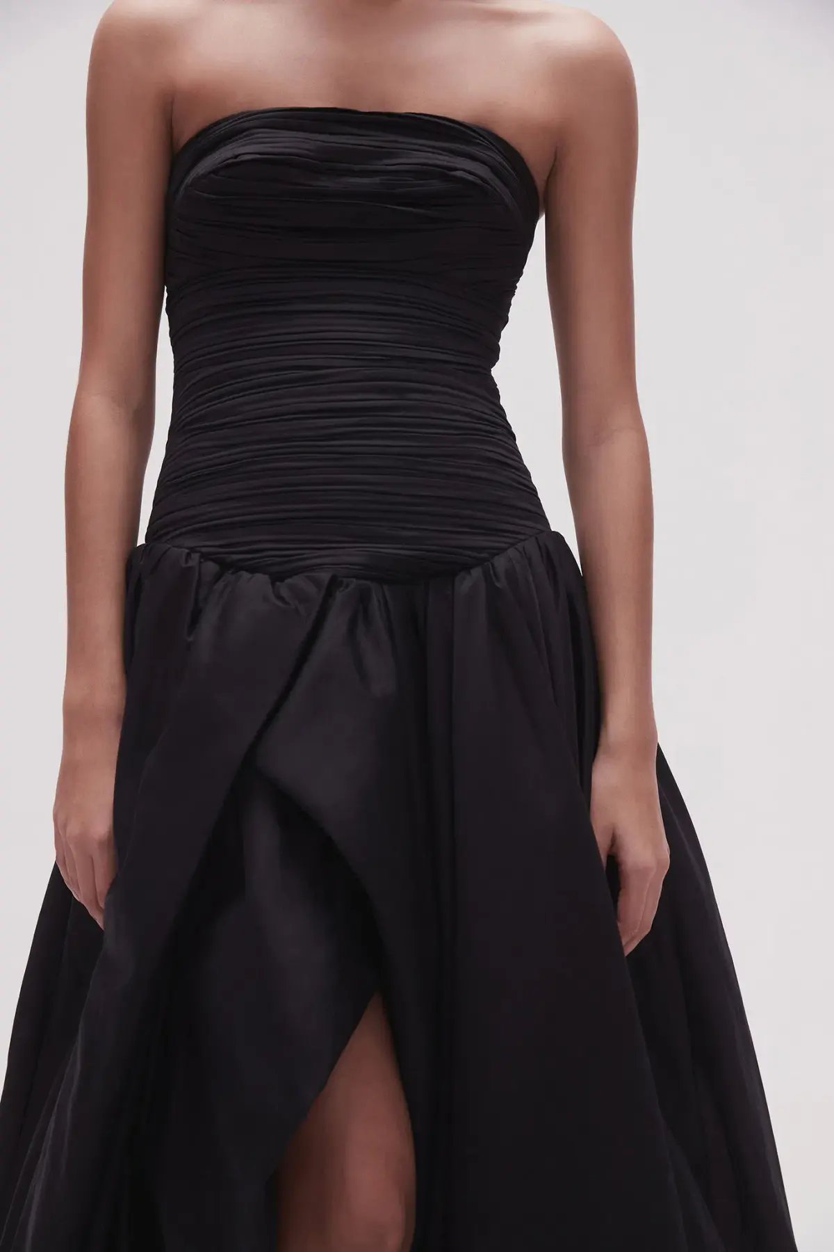 Aje Violette Bubble Hem Maxi Dress Black Size 4 photo 4