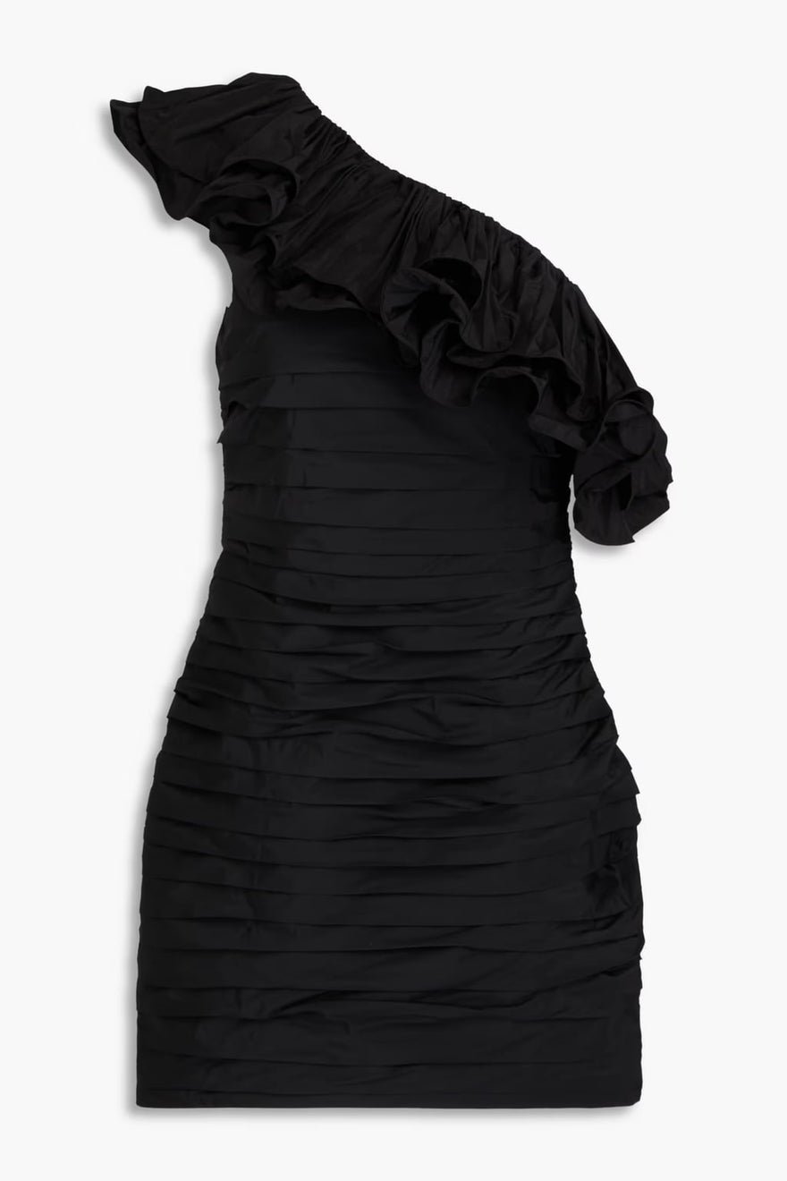Rebecca Vallance Chloe One Shoulder Mini Dress photo 4