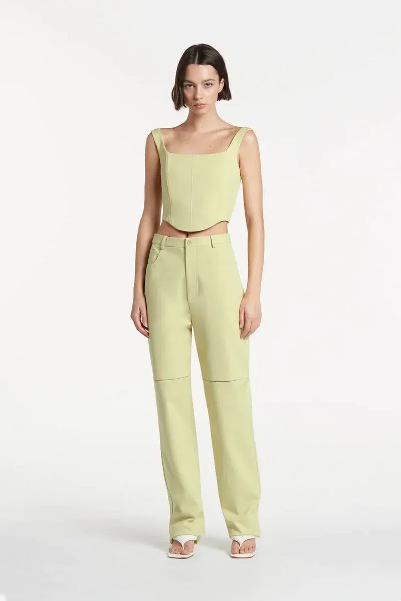 Sir the Label Set - Esther Structured Bodice & Pants Set in Pistachio Size 1 / AU 8 photo 4